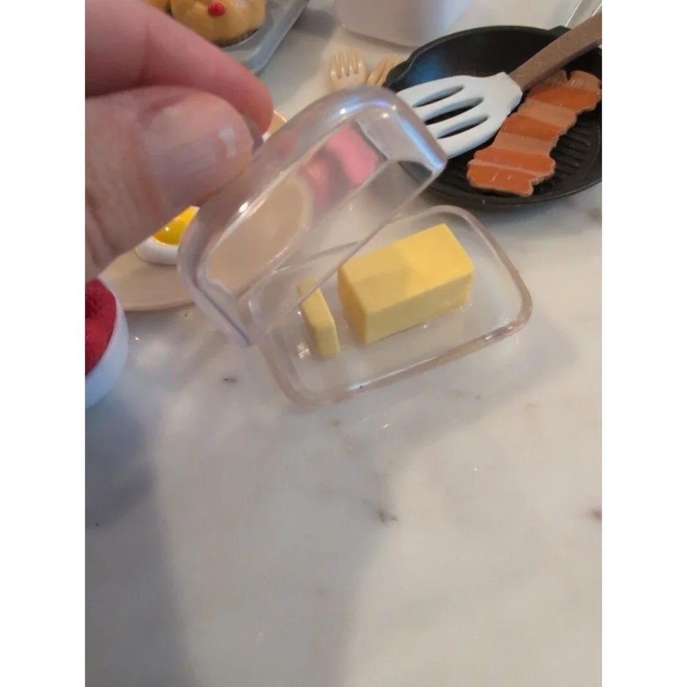 Miniatures Doll House Breakfast Buffet for Minis , dolls or American Dolls